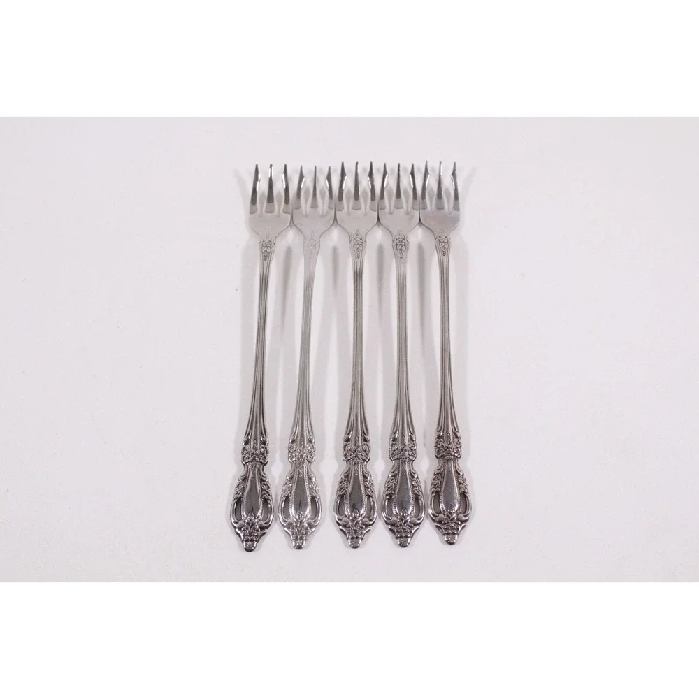 5 - Oneida Distinction Deluxe HH RAPHAEL‎ Stainless Cocktail Fork